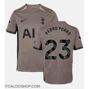 Tottenham Hotspur Pedro Porro #23 Terza Maglia 2023-24 Manica Corta